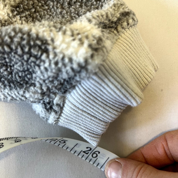 Aerie Women's Plaid Snowed-In Fleece Jogger Pajama Pants Size Gray White S - Picture 4 of 9